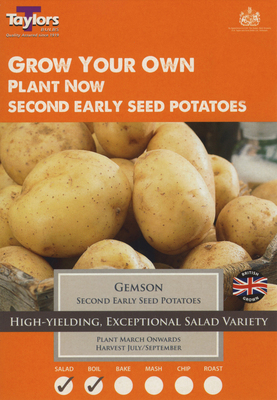 10 GEMSON SEED POTATOES