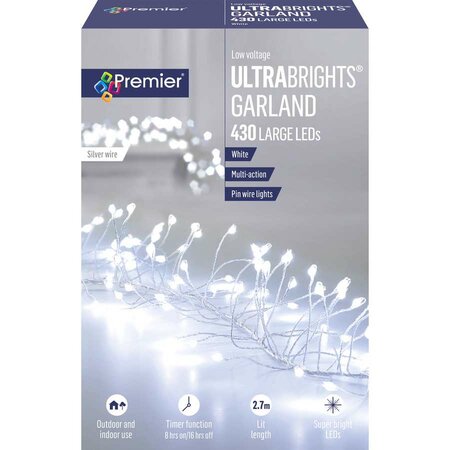 430L SILVER ULTRABRIGHT LIGHT STRING - image 2