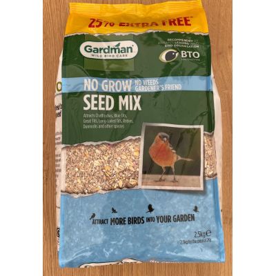 GARDMAN NO GROW SEED MIX 2.5KG