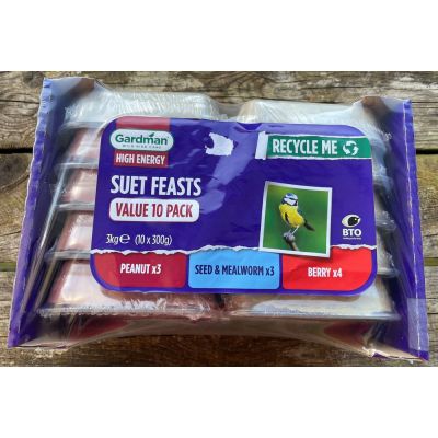 GARDMAN SUET FEAST 10 PACK