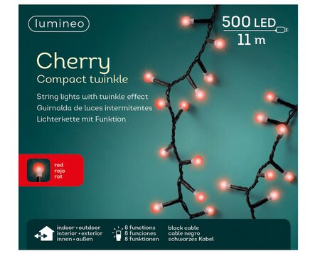 LED CHERRY LIGHTS OUTDOOR - RED - image 2