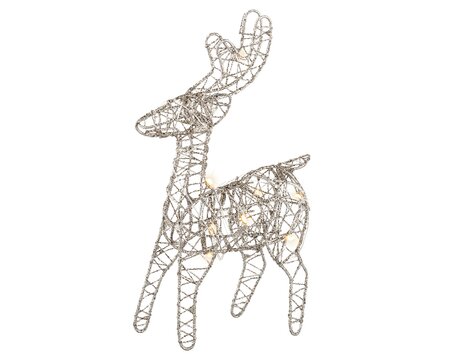 LED METAL WIRE REINDEER - image 1