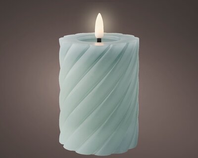 LED TWISTED WAX WICK CANDLE - image 1