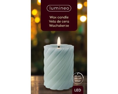 LED TWISTED WAX WICK CANDLE - image 2