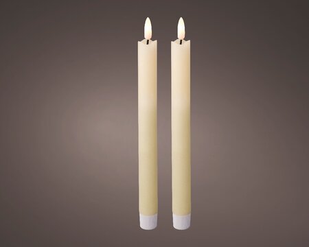 LED WICK DINNER CANDLE WAX BO - image 1