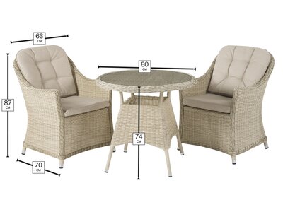 MONTEREY BISTRO TABLE SET - image 2