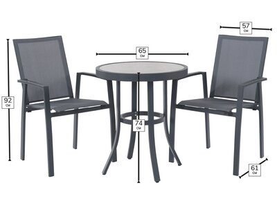 SEVILLE ROUND BISTRO SET - image 2