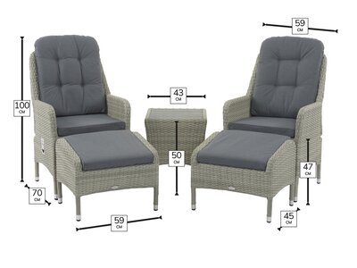 TETBURY RECLINER SET - image 2